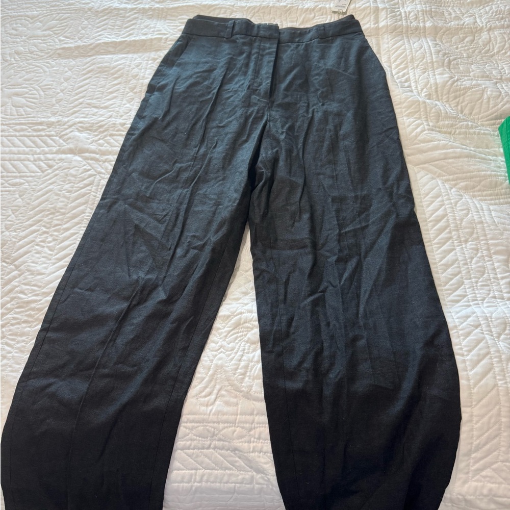 Favorite Daughter Black Cropped Ankle Pants High Waist